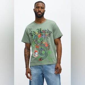 Ed Hardy Aura Tattoo Short Sleeve Tee